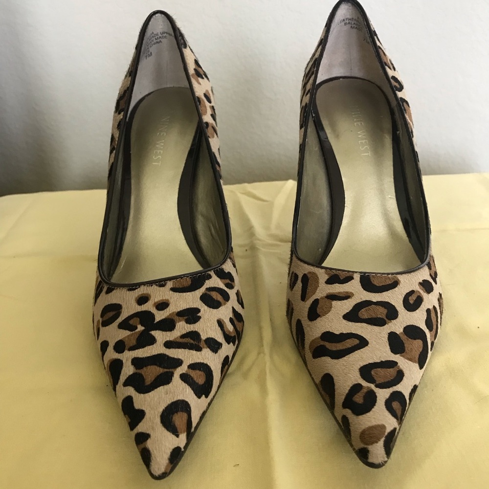 Leopard print heels